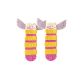 Gift Box Set Women Crew Socks Caterpillar Series Funny Fuzzy Thick Warm Soft Socks